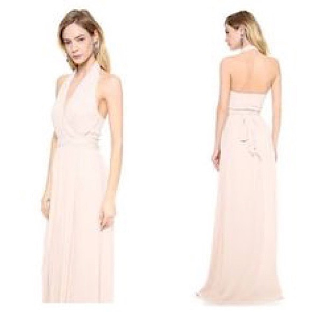 Ceremony by Joanna August blush wrap dress. Size small. Worn once / dry cleaned.